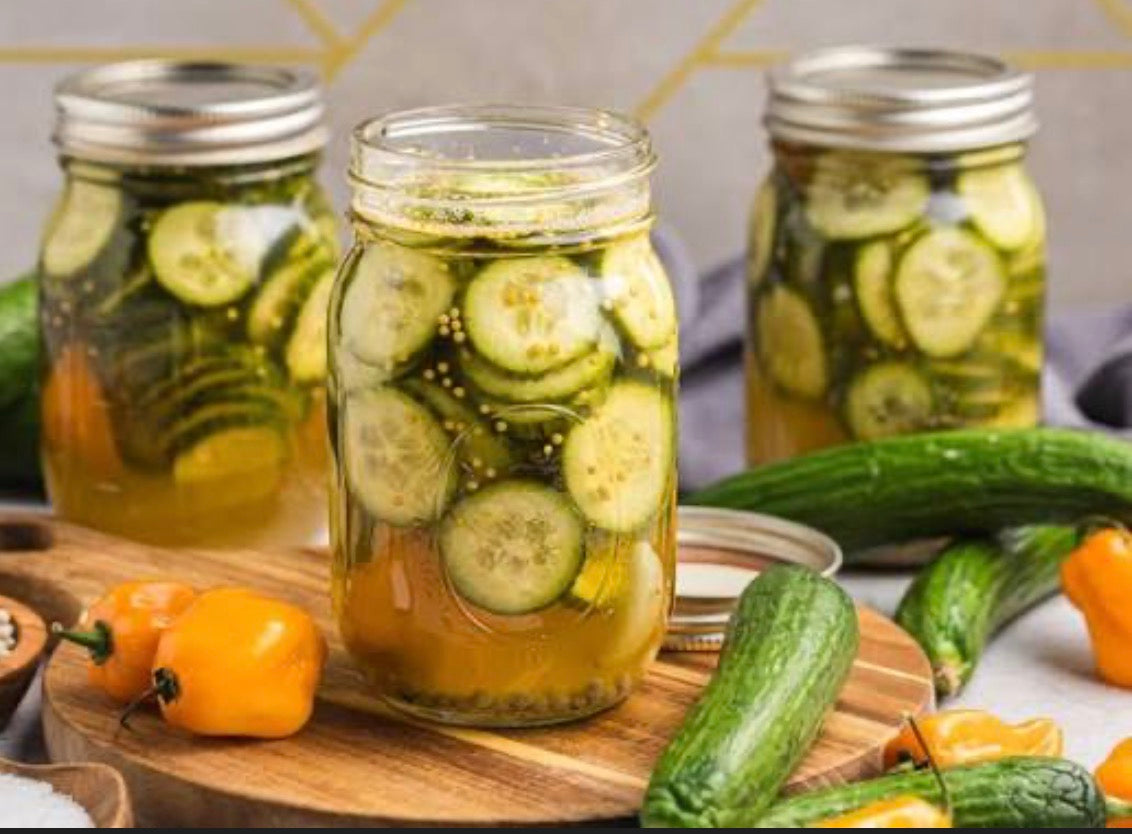 Spicy Pickles (Habanero Pickles)